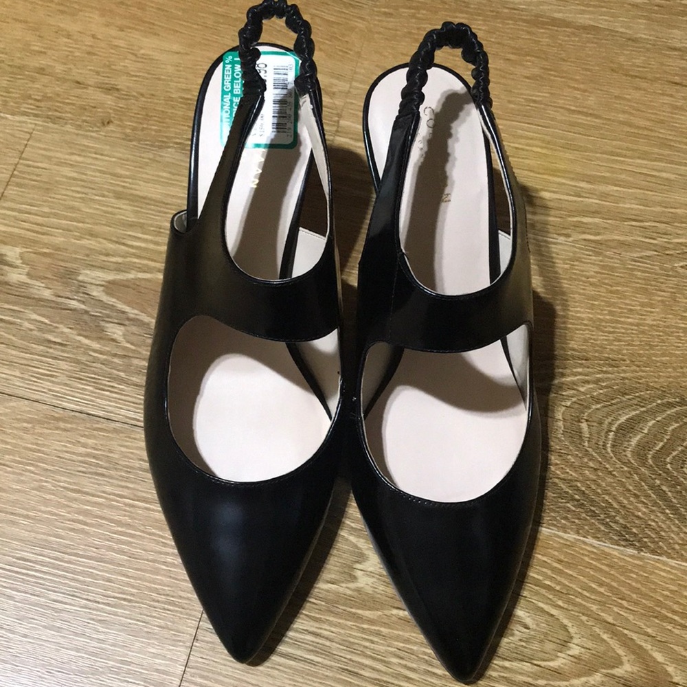 Black cole haan heel